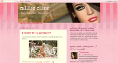 Desktop Screenshot of calliecline.blogspot.com