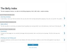 Tablet Screenshot of bellyindex.blogspot.com