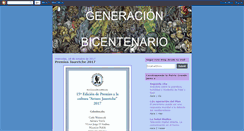Desktop Screenshot of bicentenariodelapatriagrande.blogspot.com