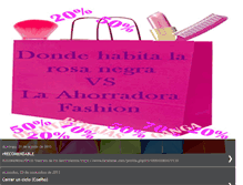 Tablet Screenshot of maquillajedondehabitalarosanegra.blogspot.com