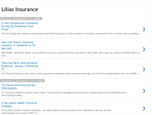 Tablet Screenshot of liliasinsurance.blogspot.com