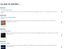 Tablet Screenshot of loquetepierdes.blogspot.com