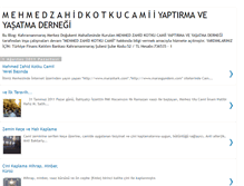 Tablet Screenshot of mehmedzahidkotkucamii.blogspot.com