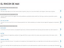 Tablet Screenshot of elrincondemax.blogspot.com