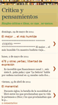 Mobile Screenshot of criticaypensamientos.blogspot.com