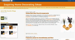 Desktop Screenshot of inspiringdecoratingideas.blogspot.com