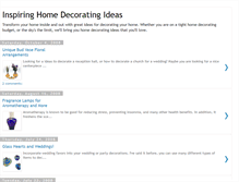 Tablet Screenshot of inspiringdecoratingideas.blogspot.com