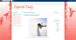 Desktop Screenshot of inspireddaily2548.blogspot.com