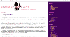 Desktop Screenshot of anotherdwindleddawn.blogspot.com