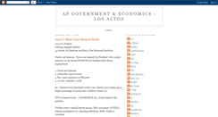 Desktop Screenshot of apgov2010.blogspot.com