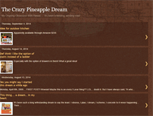 Tablet Screenshot of crazypineappledream.blogspot.com