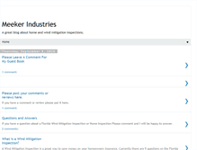 Tablet Screenshot of meekerindustries.blogspot.com