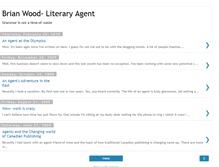 Tablet Screenshot of brianwood-literaryagent.blogspot.com