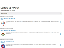 Tablet Screenshot of letrasdehimnos.blogspot.com