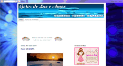 Desktop Screenshot of gotasdeluzeamor.blogspot.com