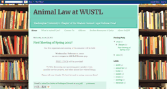 Desktop Screenshot of animallawwustl.blogspot.com