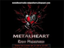 Tablet Screenshot of metalheartradio-miguelturra.blogspot.com