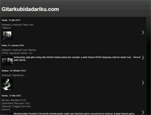 Tablet Screenshot of gitarkubidadariku.blogspot.com