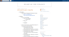 Desktop Screenshot of heartofthefinance.blogspot.com