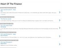 Tablet Screenshot of heartofthefinance.blogspot.com