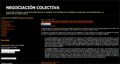 Desktop Screenshot of negociacion-colectiva.blogspot.com