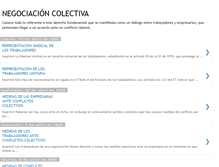 Tablet Screenshot of negociacion-colectiva.blogspot.com