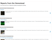 Tablet Screenshot of homesteadreports.blogspot.com