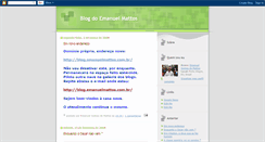 Desktop Screenshot of blogdoemanuel.blogspot.com