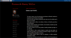 Desktop Screenshot of poemasdedannymcgee.blogspot.com