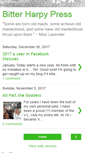 Mobile Screenshot of bitterharpypress.blogspot.com