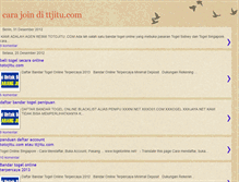 Tablet Screenshot of daftar-totojitu.blogspot.com