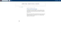Desktop Screenshot of drunkdrivinginfo.blogspot.com