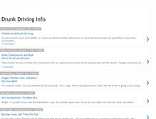 Tablet Screenshot of drunkdrivinginfo.blogspot.com