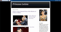 Desktop Screenshot of letiziaprincess.blogspot.com