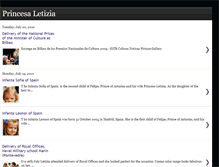 Tablet Screenshot of letiziaprincess.blogspot.com
