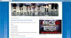 Desktop Screenshot of countryfutsal.blogspot.com