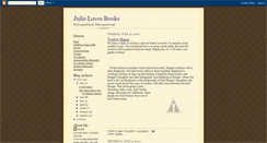 Desktop Screenshot of julielovesbooks.blogspot.com