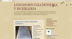 Desktop Screenshot of longhorn-colchoneria.blogspot.com