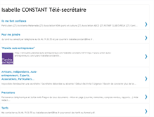 Tablet Screenshot of isabelleconstant-tele-secretaire.blogspot.com