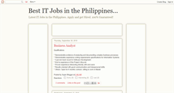 Desktop Screenshot of myjobphilippines.blogspot.com