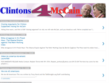 Tablet Screenshot of clintons4mccain.blogspot.com