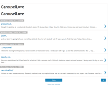 Tablet Screenshot of carousellove.blogspot.com