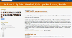 Desktop Screenshot of episcopaljohn.blogspot.com