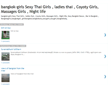 Tablet Screenshot of bangkok-girls.blogspot.com