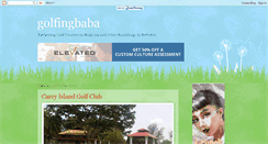 Desktop Screenshot of golfingbaba.blogspot.com