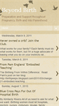 Mobile Screenshot of beyondbirthdoula.blogspot.com