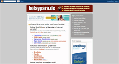 Desktop Screenshot of onlinekredi.blogspot.com
