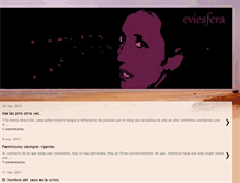 Tablet Screenshot of eviesfera.blogspot.com