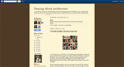 Desktop Screenshot of dancingaboutarchitecture-david.blogspot.com