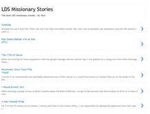 Tablet Screenshot of ldsmissionarystories.blogspot.com